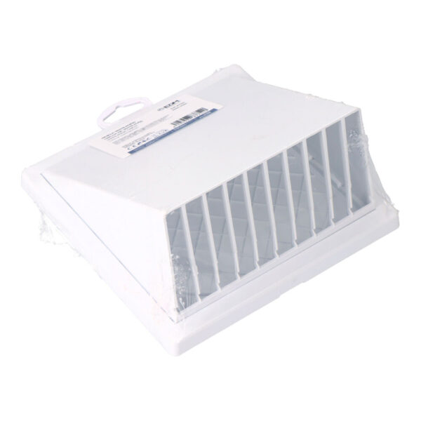 REJILLA VENTILACIÓN CON CAMPANA ABS Ø 125mm  BLANCA - Imagen 2
