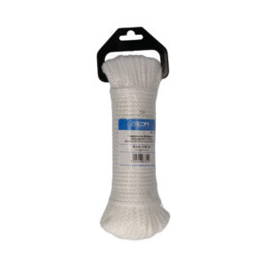 MADEJA TRENZADO NYLON 25m BLANCO GRANATE EDM