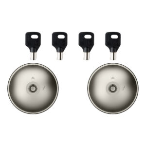 KIT 2 CERRADURAS PARA VEHICULOS UFO2 PUERTA DOBLE 8092332415 MERONI