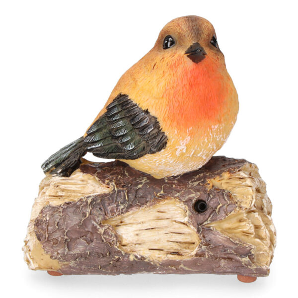 FIGURA PAJARO CON SENSOR DE MOVIMIENTO Y SONIDO (MODELOS SURTIDOS) 12,5cm COLORES / MODELOS SURTIDOS