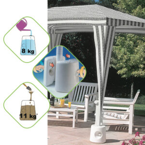 SOPORTE PARA CARPA RELLENABLE 8 LITROS