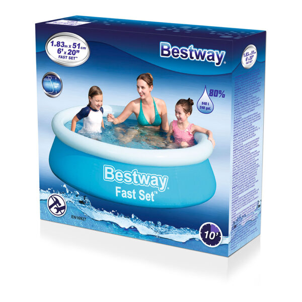 PISCINA MODELO "FAST SET" Ø183x51cm 940 L. BESTWAY - Imagen 3
