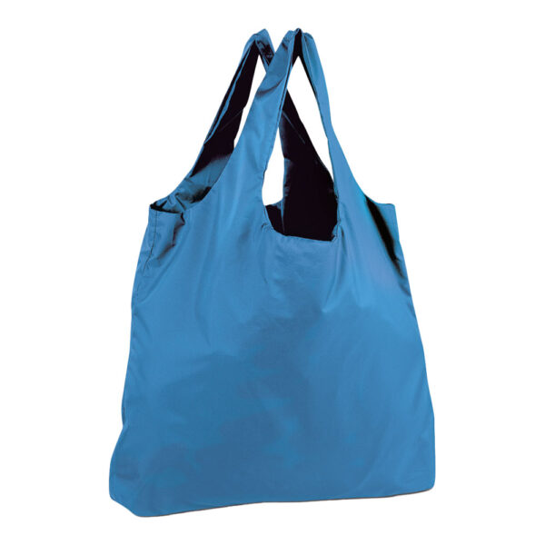 BOLSA IMPERMEABLE COMPRA PLEGABLE, COLORES SURTIDOS, soporta 20kg 30206.  C-COLLECTION - Imagen 2
