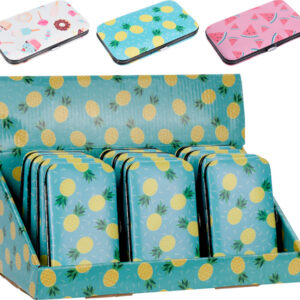 ESTUCHE MANICURA 4 PIEZAS DISEÑOS VARIOS