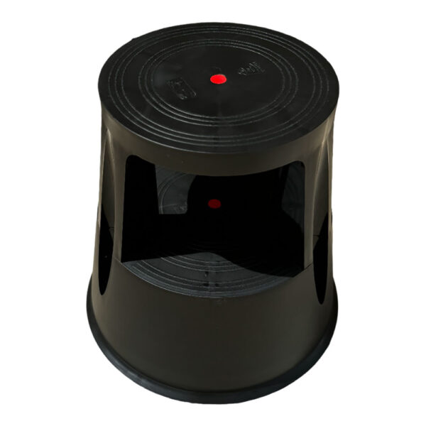 TABURETE ESTABLE MOVIL, NEGRO