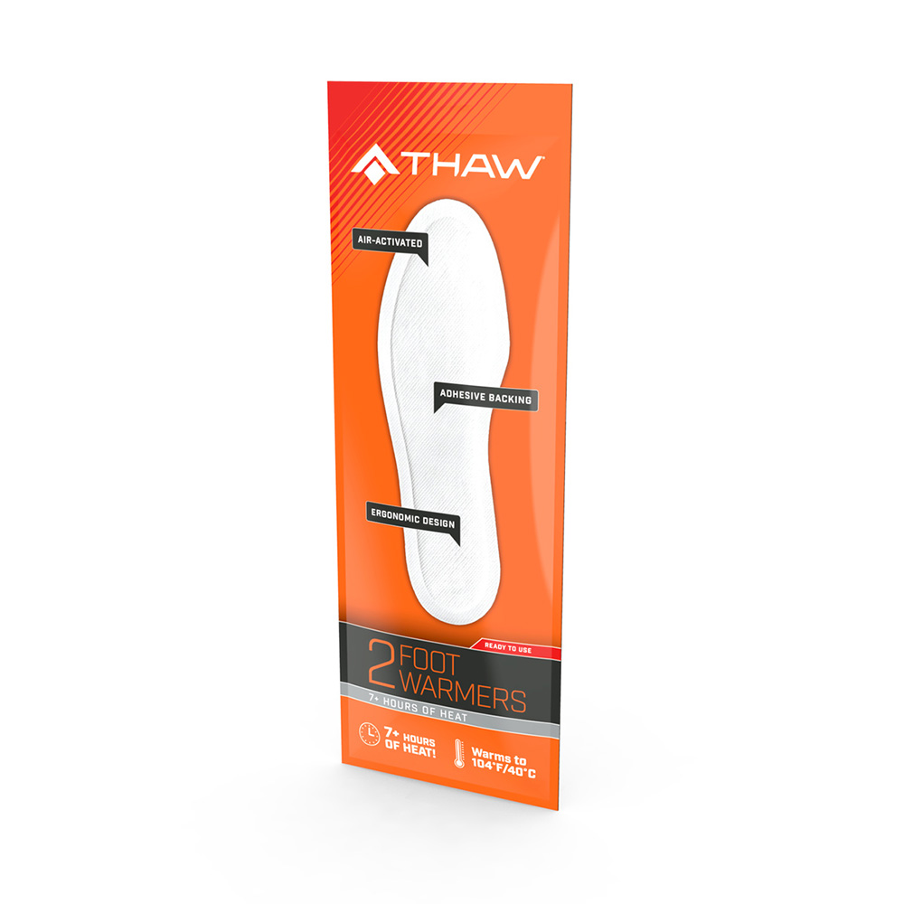 PACK DE 2 PLANTILLAS DE CALOR 7HR.-DESECHABLE THA-FOT-0003-G THAW