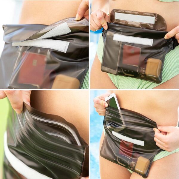SET DE 2 RIÑONERAS IMPERMEABLES CON CORREA AJUSTABLE WANNIS V0103704 INNOVAGOODS - Imagen 5