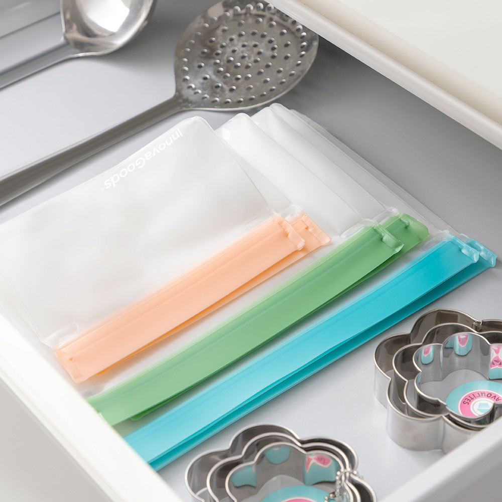 SET DE BOLSAS REUTILIZABLES HERMÉTICAS ZAGS 6 PIEZAS V0103189 INNOVAGOODS - Imagen 10