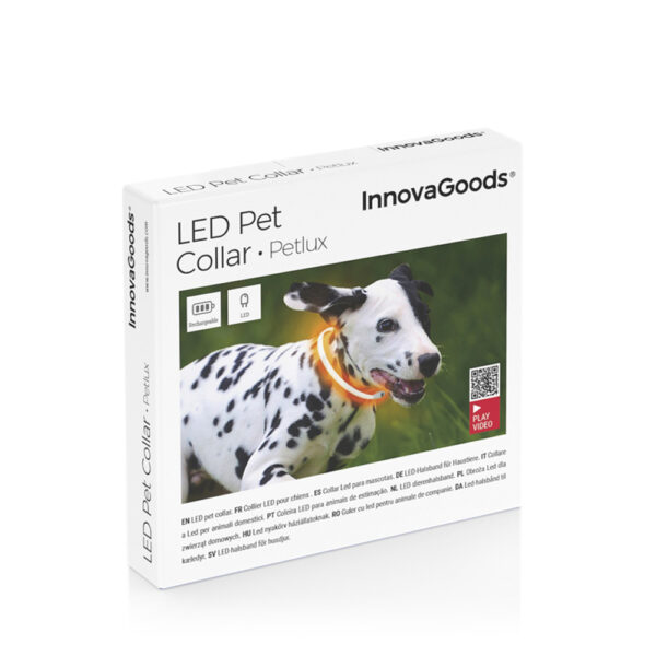 COLLAR DE LED PARA MASCOTAS PETLUX V0103458 INNOVAGOODS - Imagen 2