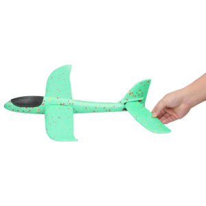 AVION PLANEADOR DE POREXPAN 47x39x12cm COLORES SURTIDOS