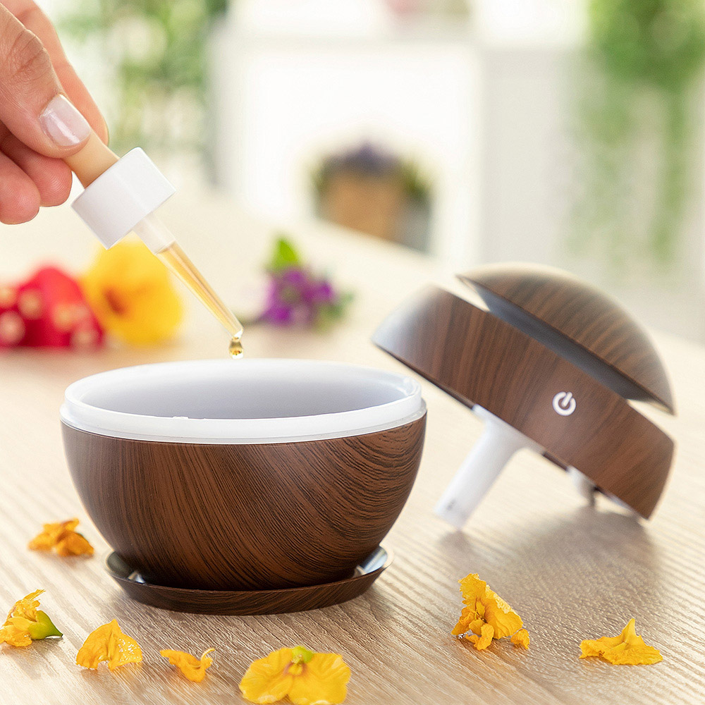 MINI HUMIDIFICADOR DIFUSOR DE AROMAS DARK WALNUT INNOVAGOODS - Imagen 4