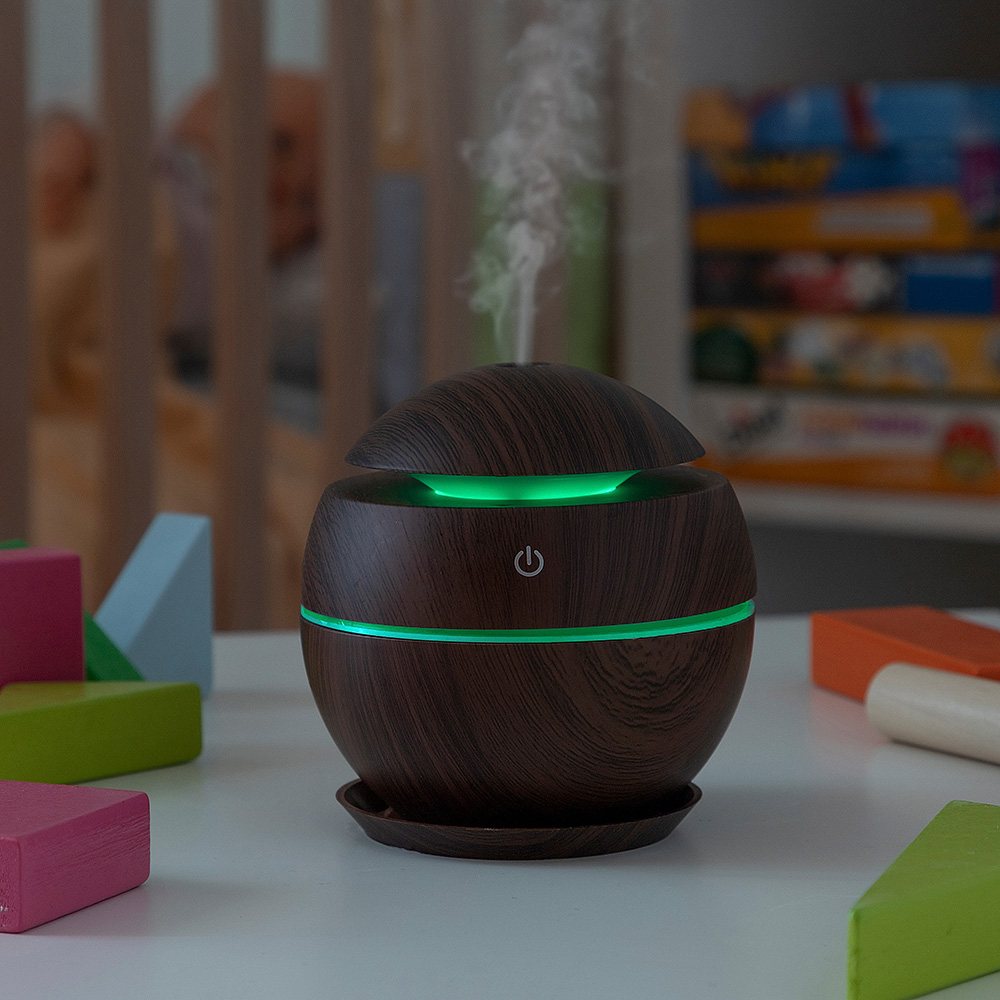 MINI HUMIDIFICADOR DIFUSOR DE AROMAS DARK WALNUT INNOVAGOODS - Imagen 6