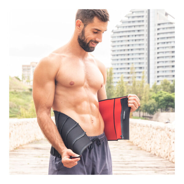 FAJA REDUCTORA DEPORTIVA CON EFECTO SAUNA REDLE V0103393 INNOVAGOODS - Imagen 4
