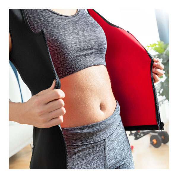 CHALECO DEPORTIVO CON EFECTO SAUNA PARA MUJER VEHEAT XL V0103431 INNOVAGOODS - Imagen 3