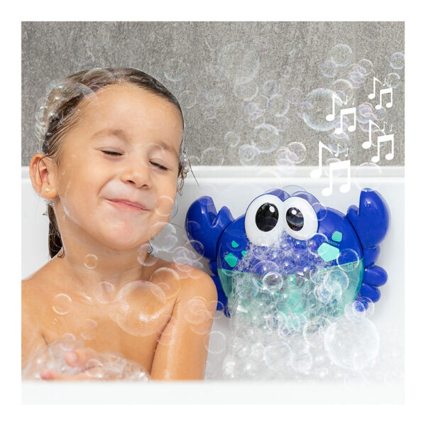 CANGREJO MUSICAL CON POMPAS DE JABÓN PARA BAÑO CRABBLY V0101212 INNOVAGOODS - Imagen 4