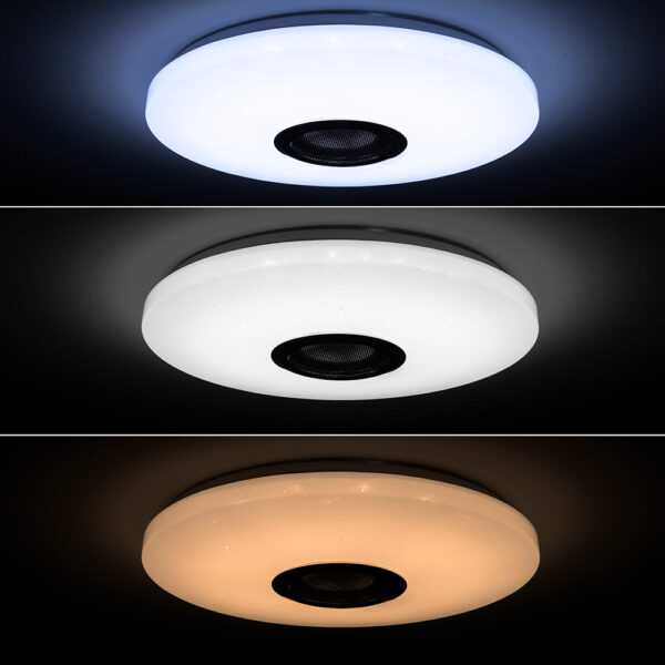 LÁMPARA LED DE TECHO CON ALTAVOZ LUMAVOX V0103688 INNOVAGOODS - Imagen 4