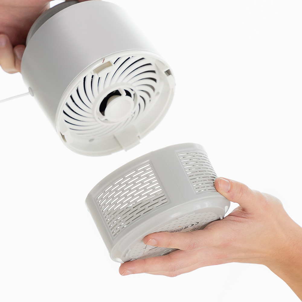 LÁMPARA ANTIMOSQUITOS POR SUCCIÓN KL-TWIST V0103058 INNOVAGOODS