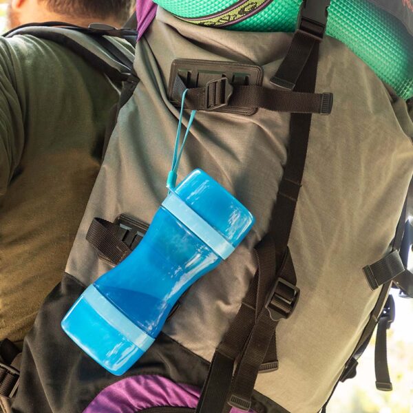 BOTELLA CON DEPÓSITO DE AGUA Y COMIDA PARA MASCOTAS 2 EN 1 PETTAP V0103141 INNOVAGOODS - Imagen 10