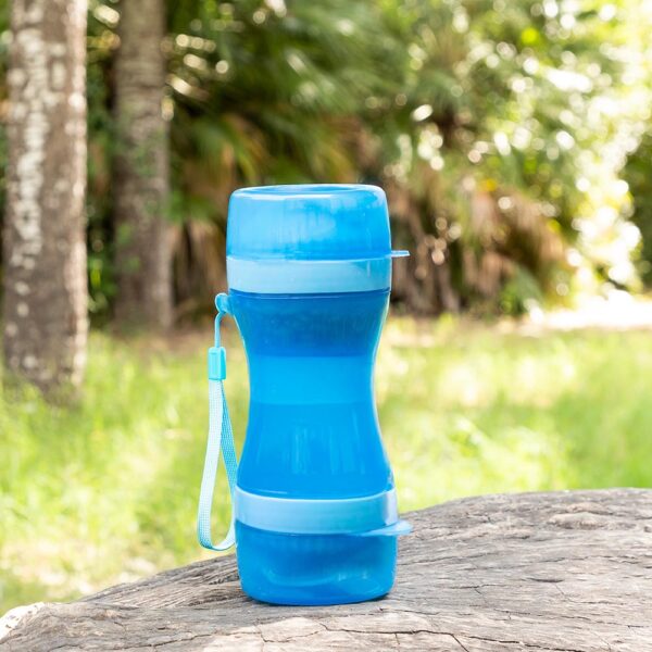 BOTELLA CON DEPÓSITO DE AGUA Y COMIDA PARA MASCOTAS 2 EN 1 PETTAP V0103141 INNOVAGOODS - Imagen 11
