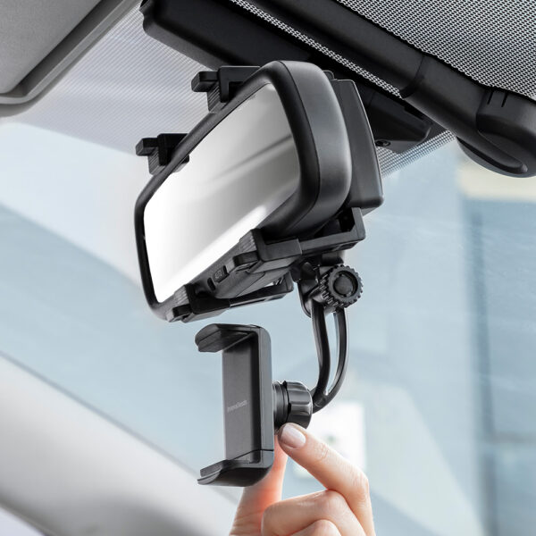 SOPORTE DE SMARTPHONE PARA ESPEJO RETROVISOR STROPP V0103557 INNOVAGOODS - Imagen 5