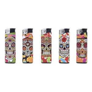 ENCENDEDOR ELECTRONICO RECARGABLE MODELO SKULL EURO/U