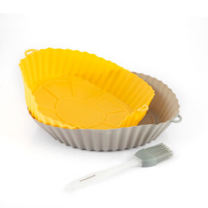 CESTAS DE SILICONA CON PINCEL PARA FREIDORAS DE AIRE V0103786 INNOVAGOODS