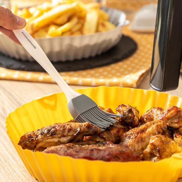 CESTAS DE SILICONA CON PINCEL PARA FREIDORAS DE AIRE V0103786 INNOVAGOODS - Imagen 5