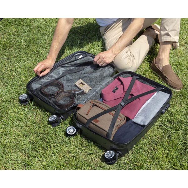 SET DE MALETAS 3 PIEZAS NEGRO UPFLY 53cm,63c y,31cm 1200497 NUMADA - Imagen 5