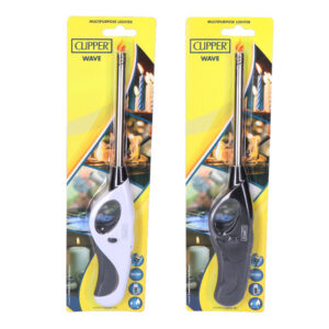 ENCENDEDOR CLIPPER WAVE SOLID BLANCO/NEGRO MG1L000 COLORES / MODELOS SURTIDOS