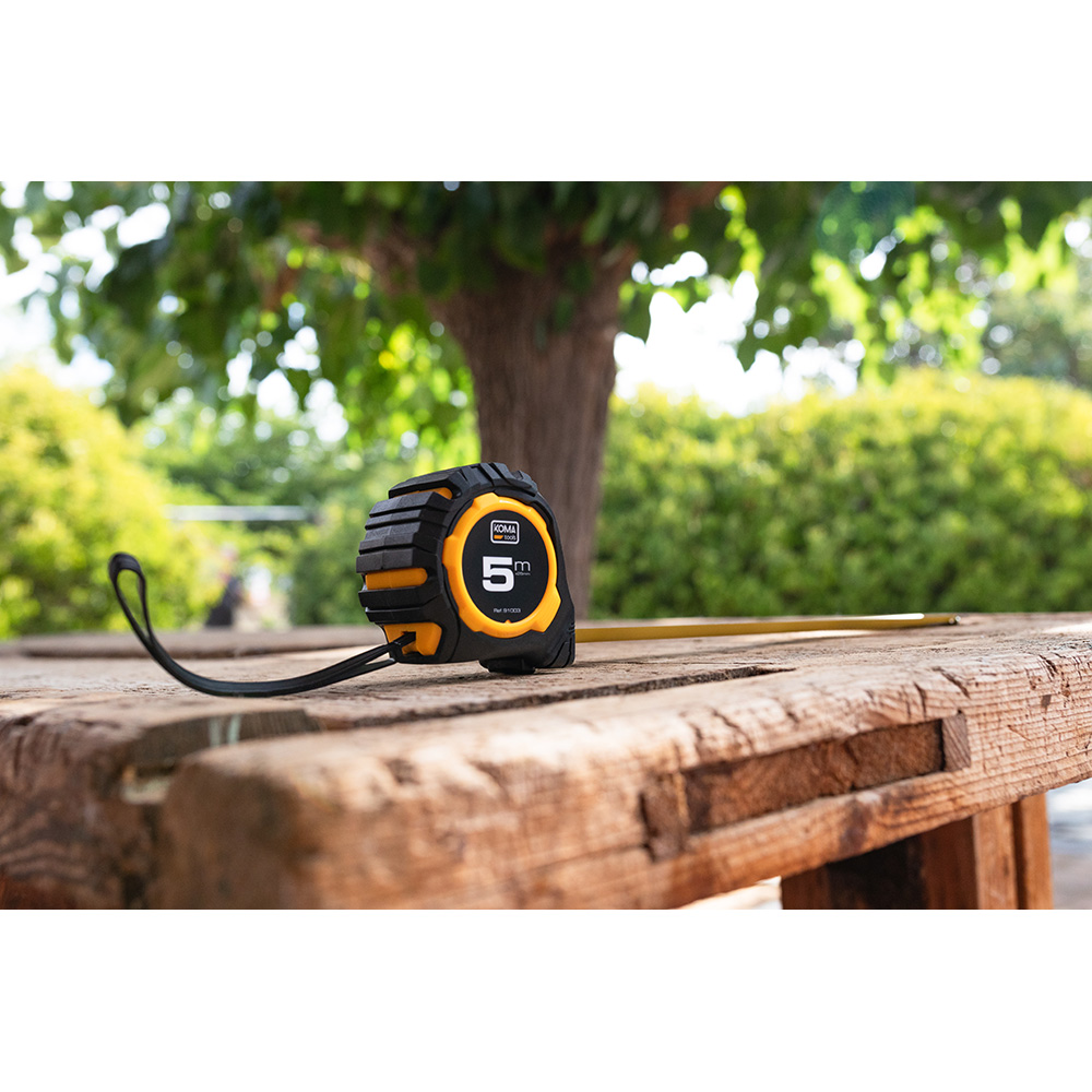 FLEXÓMETRO 5m x 25mm ABS STANDARD KOMA TOOLS - Imagen 6