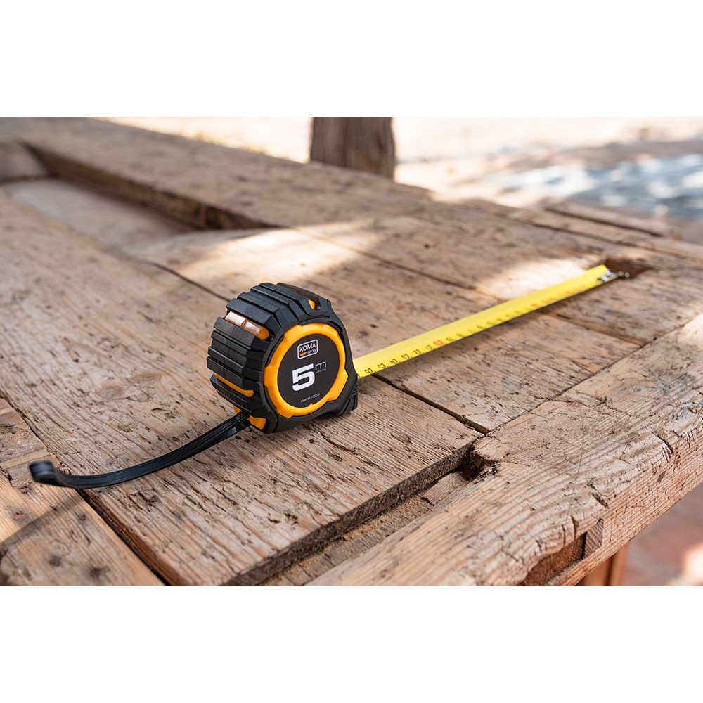 FLEXÓMETRO 5m x 25mm ABS STANDARD KOMA TOOLS - Imagen 7