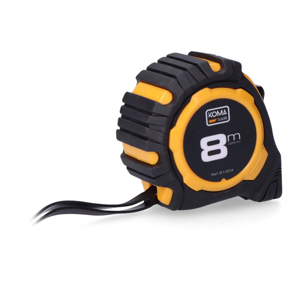 FLEXÓMETRO 8m x 25mm ABS STANDARD KOMA TOOLS - Imagen 2