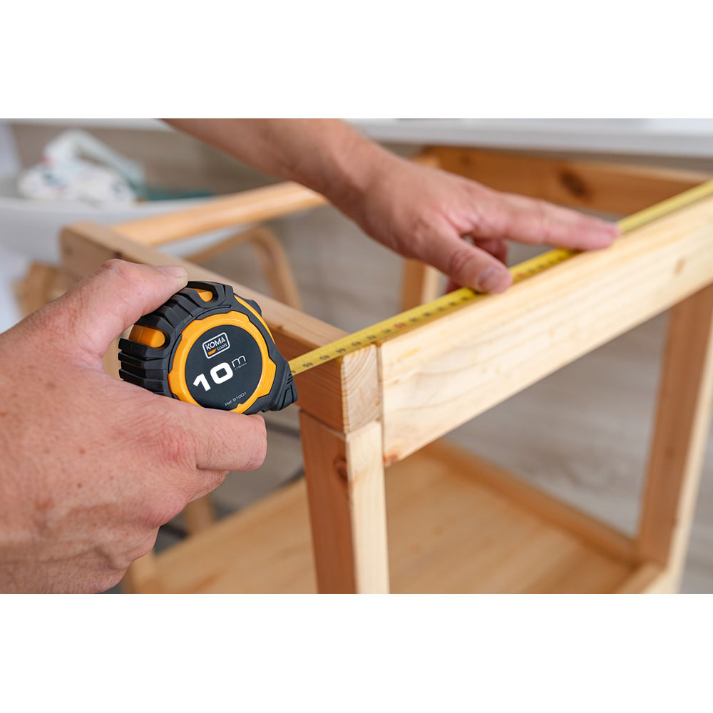 FLEXÓMETRO 10m x 25mm ABS STANDARD KOMA TOOLS - Imagen 6