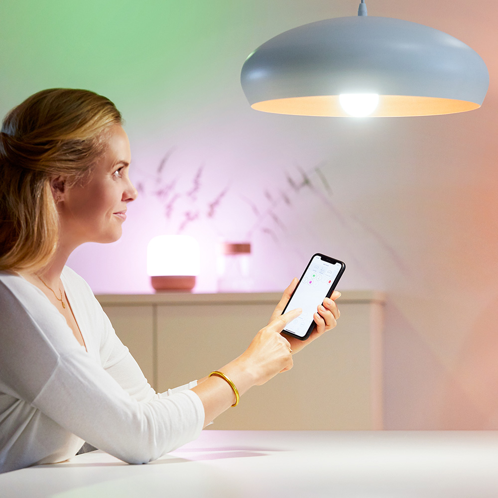BOMBILLA LED STANDARD E27 8W 2.700K-6.500K 806lm WIFI PHILIPS WIZ - Imagen 5