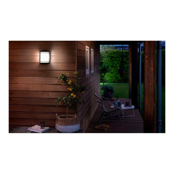 APLIQUE LED 6W 600lm 4.000K NEGRO MOD. ANTELOPE PHILIPS - Imagen 3