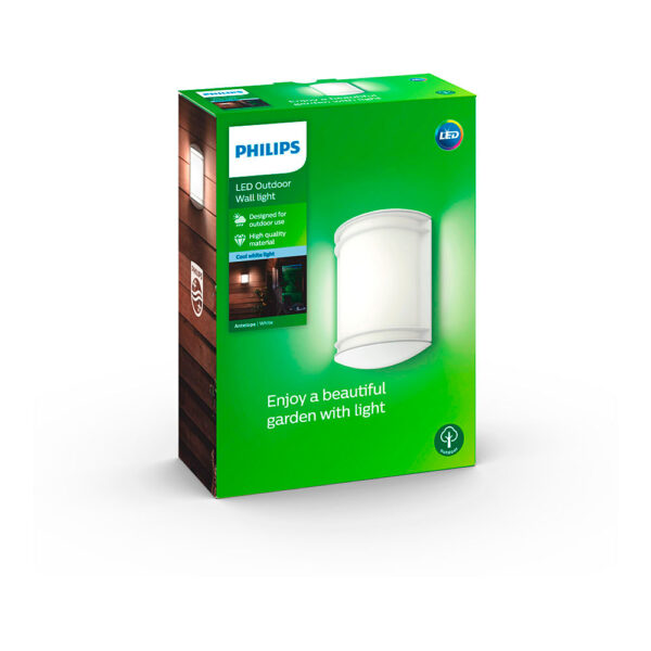 APLIQUE LED 6W  600lm 4.000K BLANCO MOD. ANTELOPE PHILIPS - Imagen 2