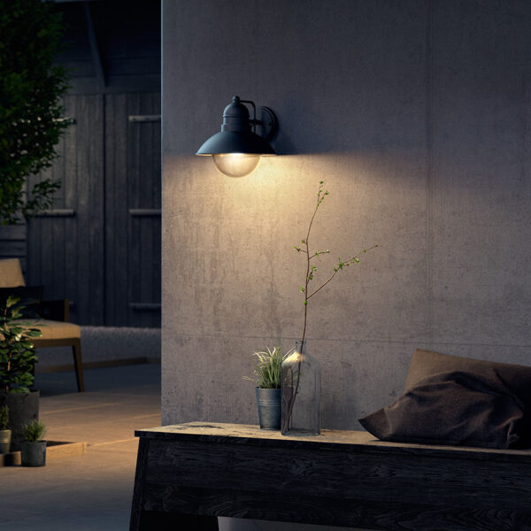 APLIQUE E27 NEGRO MOD. HOVERFLY PHILIPS - Imagen 2