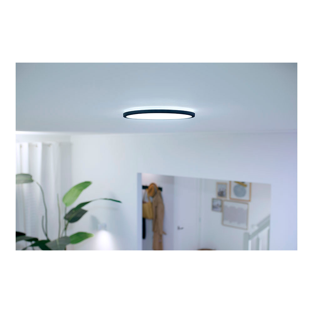 PLAFON LED WIZ 14W 1300lm Ø242mm MARCO NEGRO PHILIPS