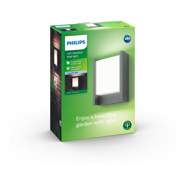 APLIQUE LED 6W 600lm 4000K MOD. ARBOUR PHILIPS - Imagen 4
