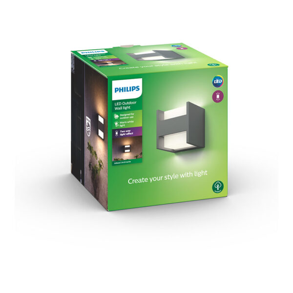 APLIQUE LED 2x4,5W 800lm 4000K MOD. ARBOUR PHILIPS - Imagen 4