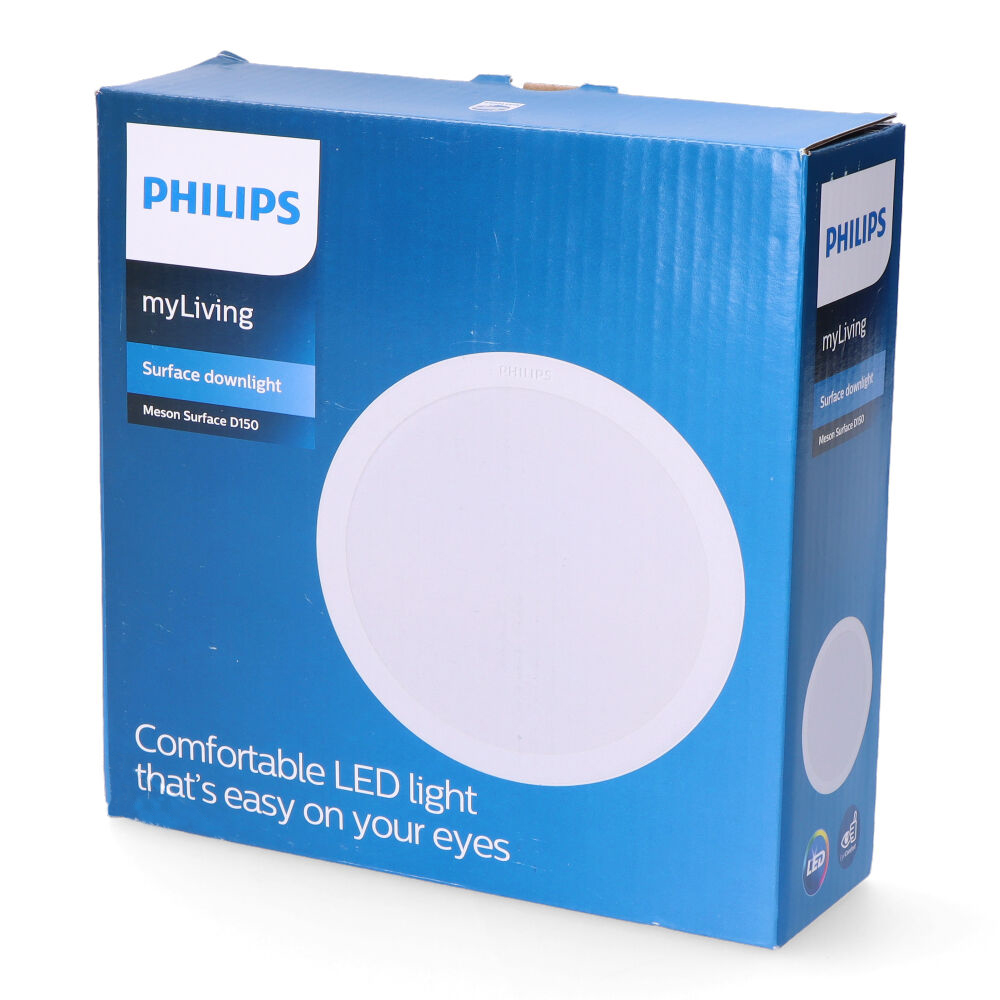 DOWNLIGHT LED DE SUPERFICIE/EMPOTRAR 16,5W 1300lm 4000K LUZ DIA MOD. MESON Ø17,01x5cm PHILIPS