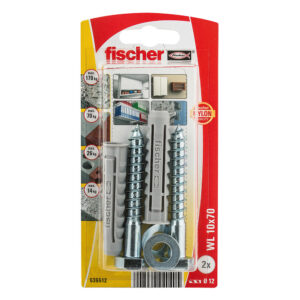 BLISTER TACO+TORNILLO FISCHER WL 10x80mm K 2 unid. 535512
