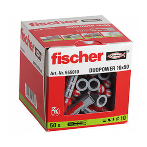 PACK 50  DUOPOWER 10X50 CAJA 50 UNIDADES 555010 FISCHER