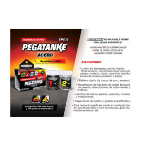PEGATANKE EPOXICO ACERO NEGRO 32ml