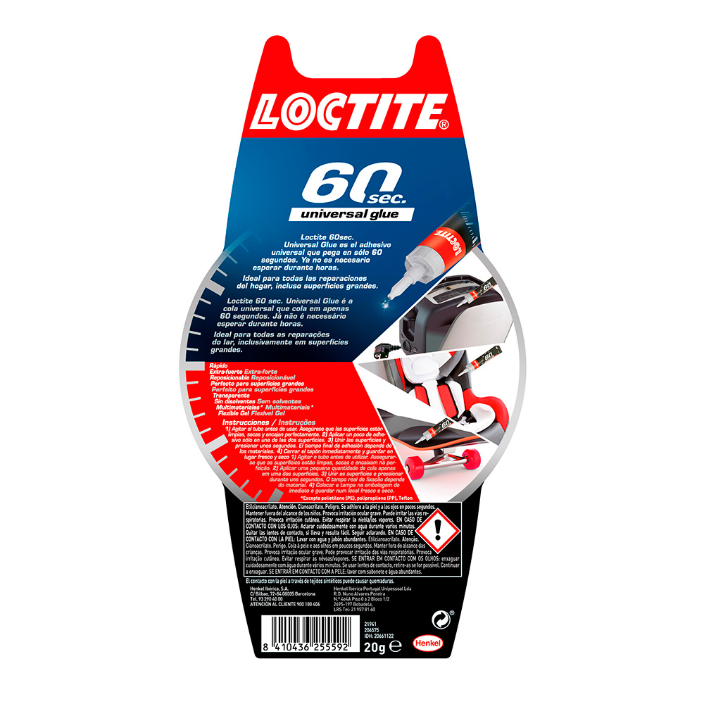 LOCTITE 60 SEG 20g 2066112 SUPER GLUE