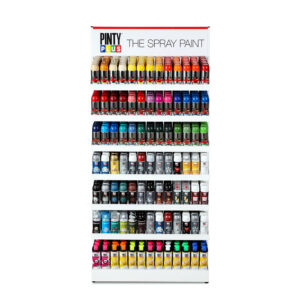 EXPOSITOR (VACIO) PINTYPLUS REF. 745 CON CAPACIDAD PARA 546 UD DE SPRAYS PINTYPLUS