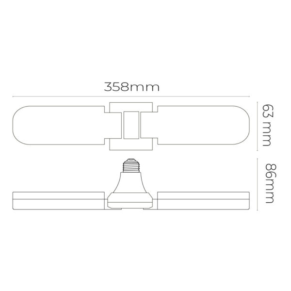 BOMBILLA LED E27 15W 1521lm 6.500K LUZ FRÍA - Imagen 4