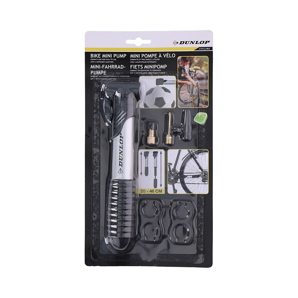 MINI BOMBA DE AIRE PARA BICICLETA DUNLOP COLORES / MODELOS SURTIDOS