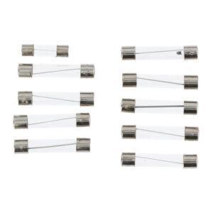 SET DE 10 FUSIBLES VARIADOS DE CRISTAL PARA COCHE DUNLOP COLORES / MODELOS SURTIDOS