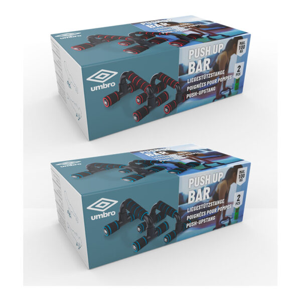 SOPORTE PARA HACER FLEXIONES (2 unid.) UMBRO COLORES / MODELOS SURTIDOS
